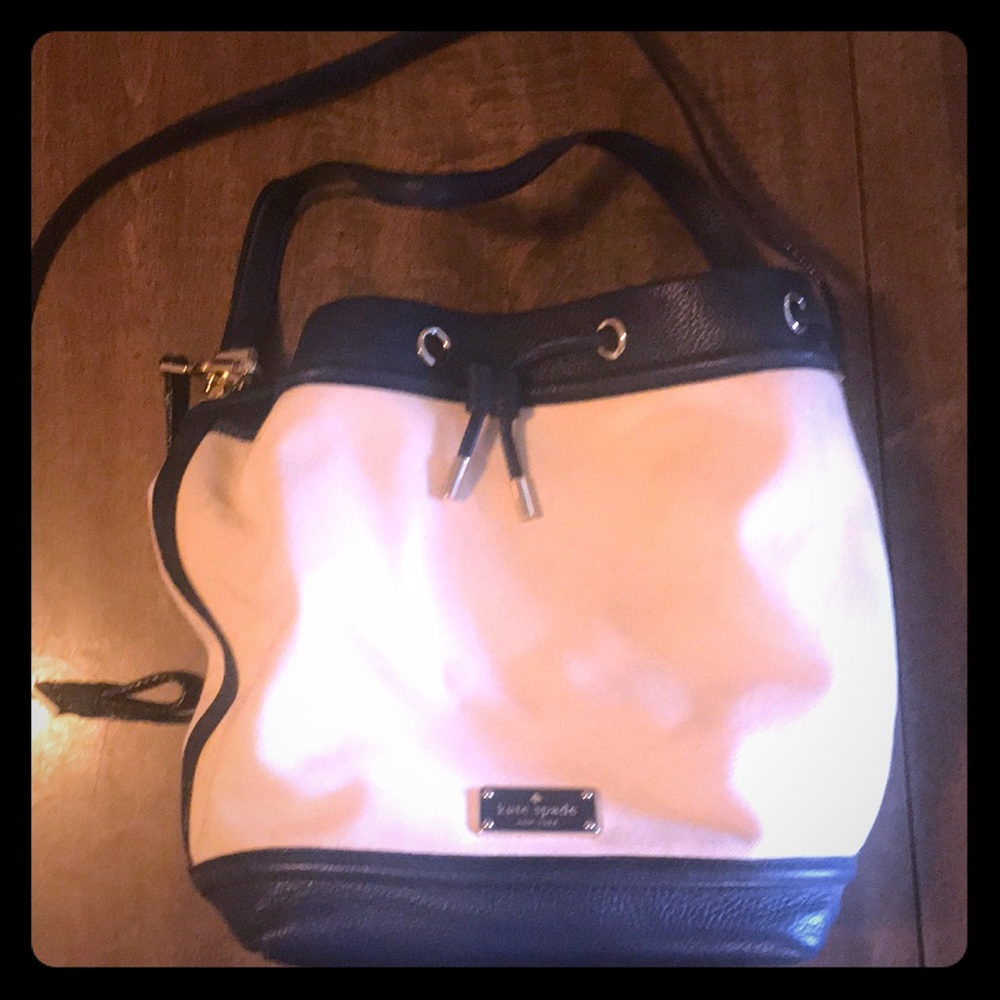 Kate ♠️ canvas and blue bag.